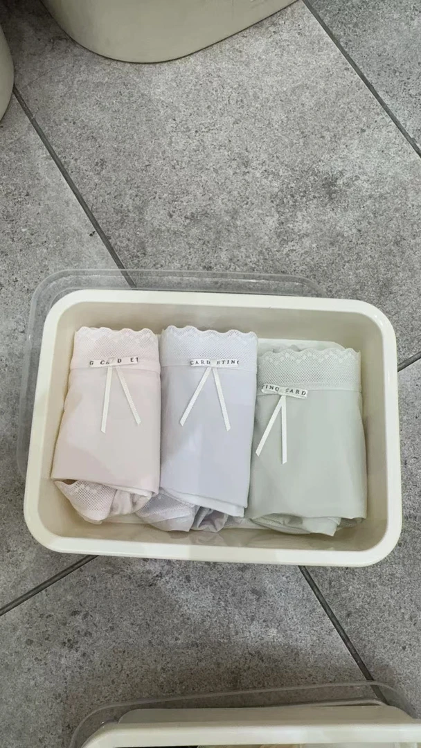 透气中腰极简风速干女三角内裤少女舒适简约公主风8411