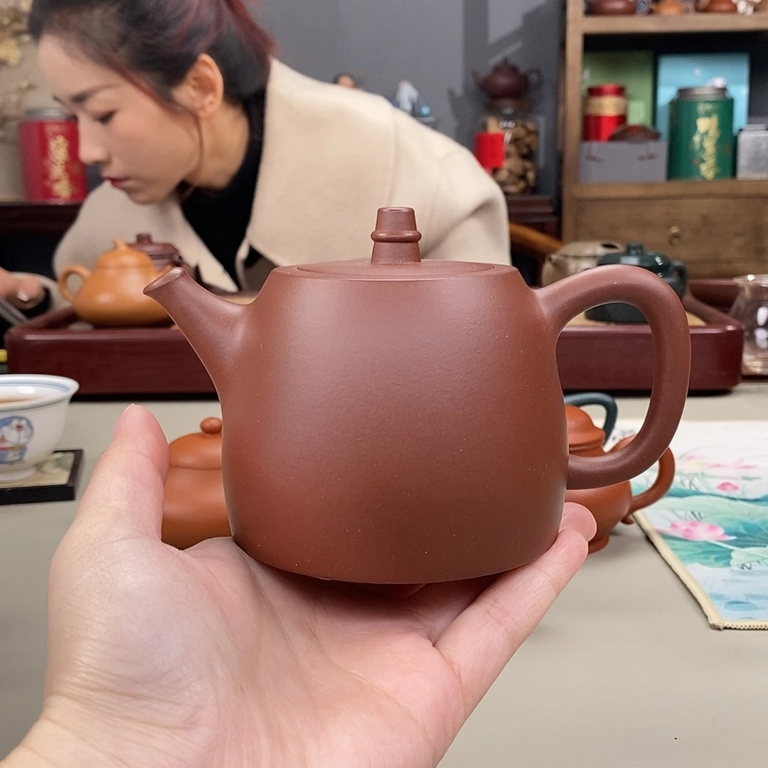 茶壶紫砂底槽清半手汉铎300cc