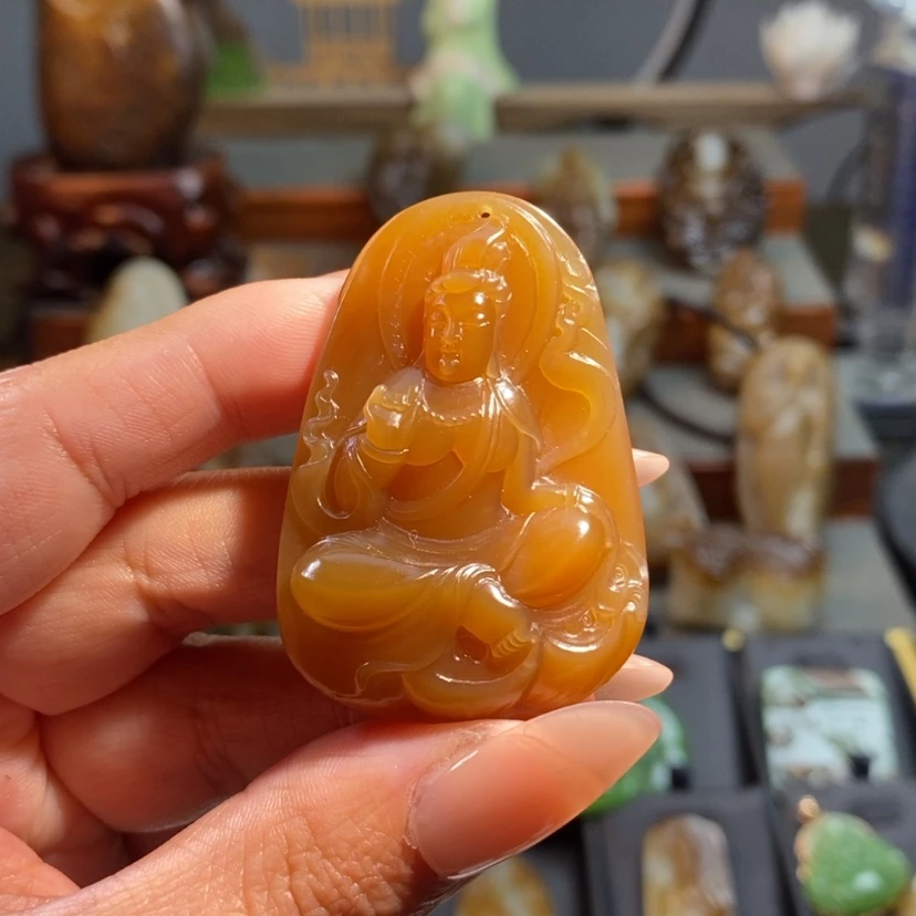 【闪购商品】和田玉（糖玉）颈饰未镶嵌