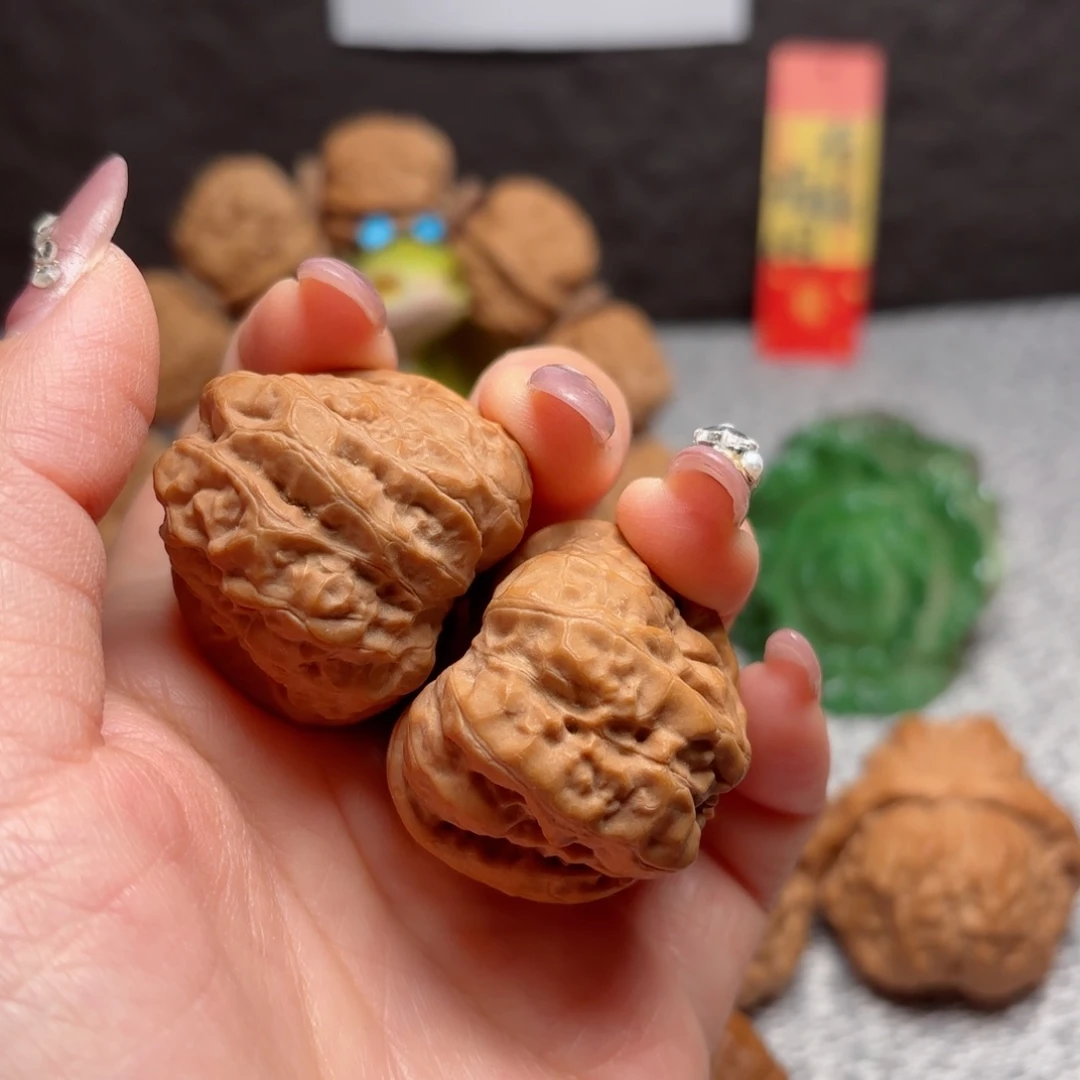 文玩核桃把件神*.蛤蟆头