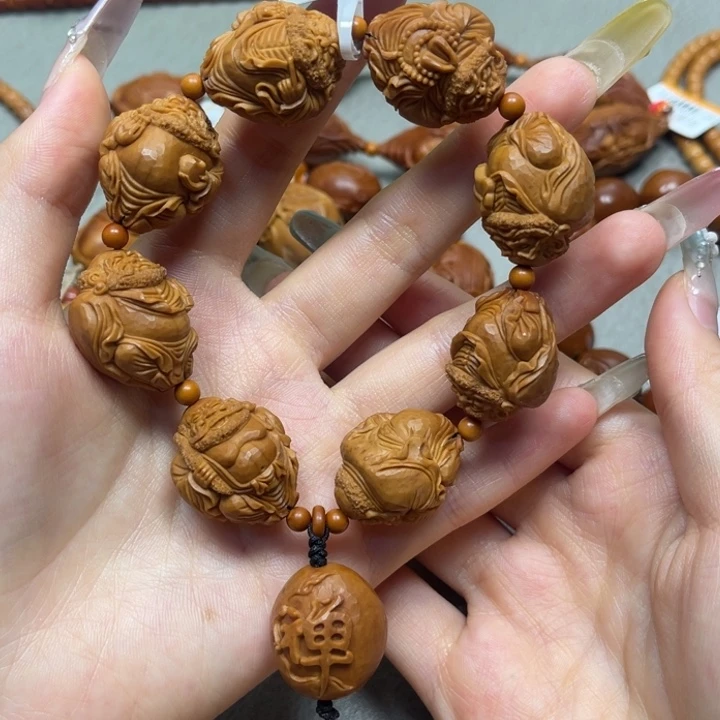 橄榄核手串/手链禅子达摩