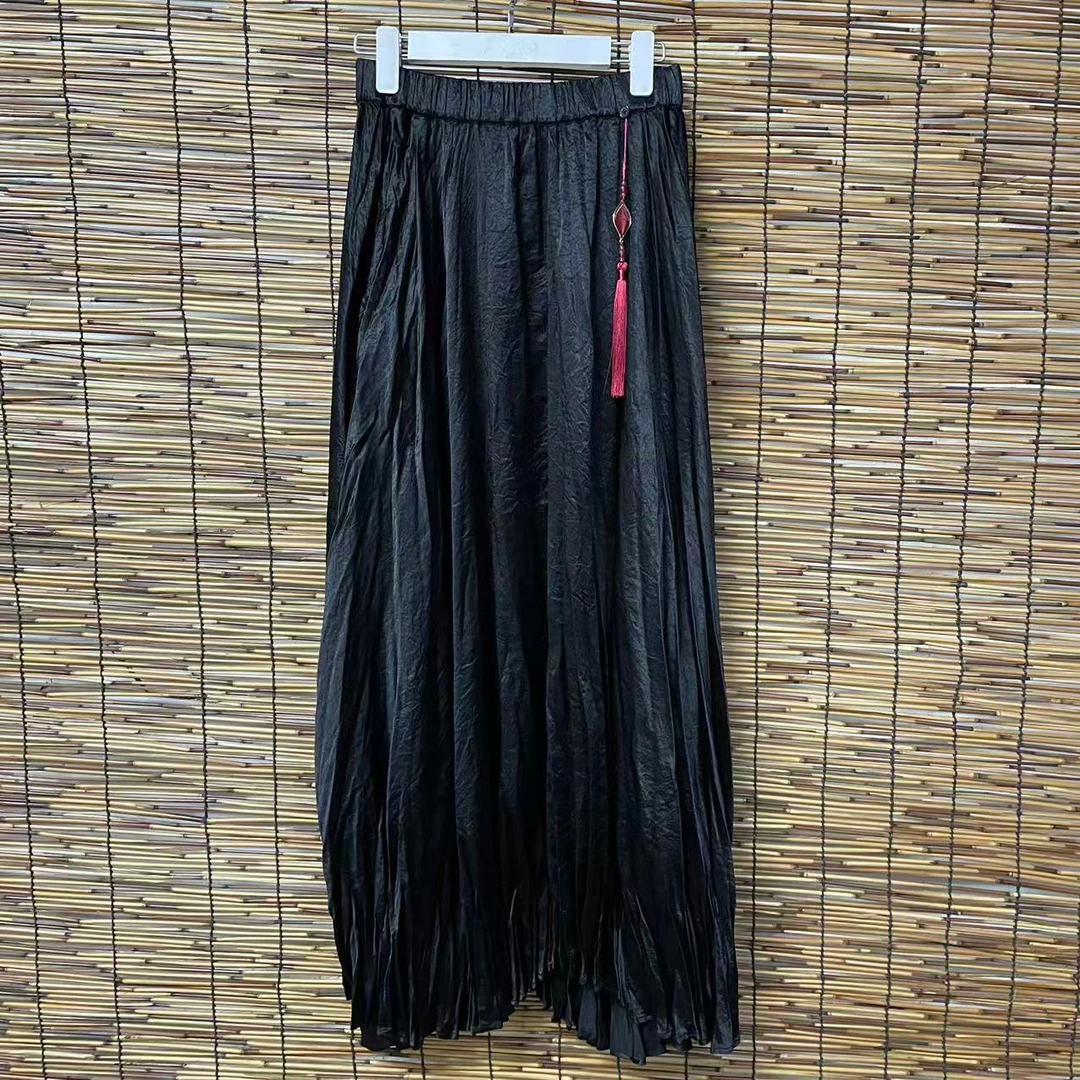 【秀儿甄选】醋酸百搭显瘦女士半身裙