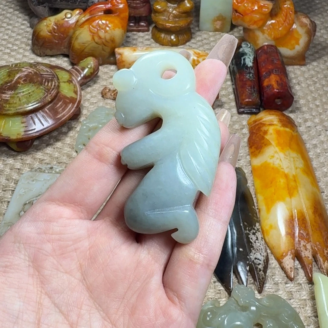 白玉菩提吊坠挂件