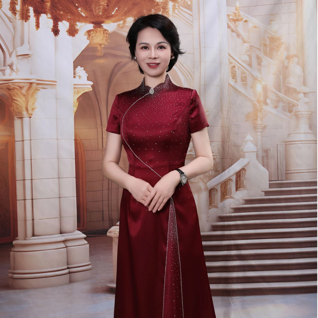 BOFEINA/帛妃娜喜高定晚宴礼服气质喜妈妈喜婆婆婚宴服女装