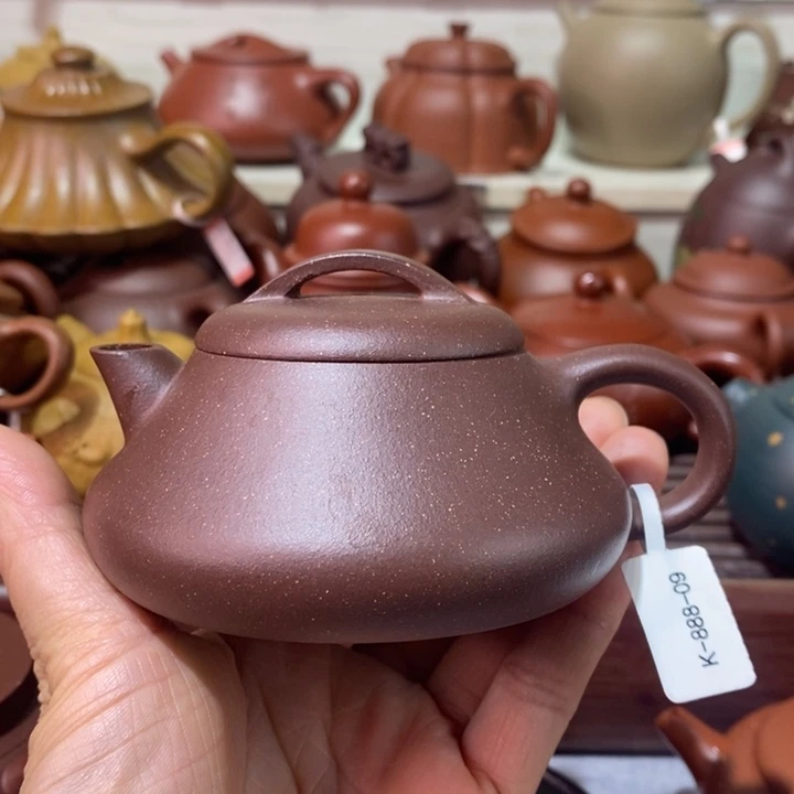 烟***态茶壶紫砂微瑕处理一把