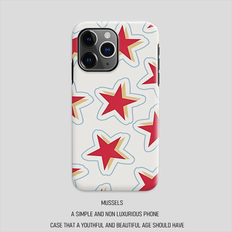 满屏星-菲林软硬壳2合1创意适用于苹果华为VIVO小米OPPO手机壳