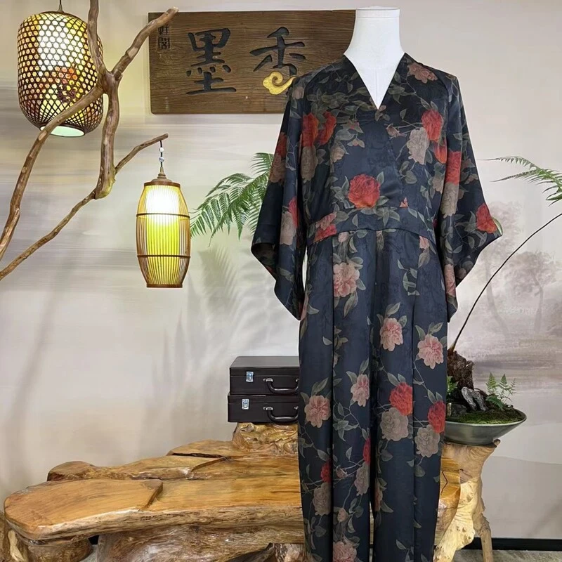 【朗月】连体裤 插肩袖 MX6610890 瘦时尚