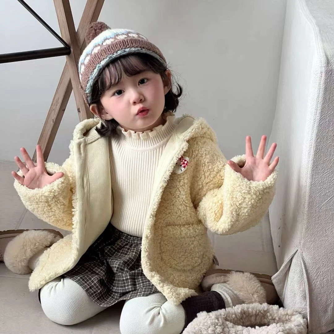 【Bao Bao】冬款皮毛一体女宝宝外套25098