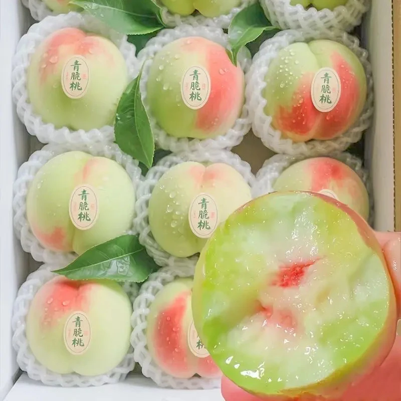 【新鲜头茬】山东青州蜜桃产地直发新鲜采摘脆甜新鲜水果桃子整箱