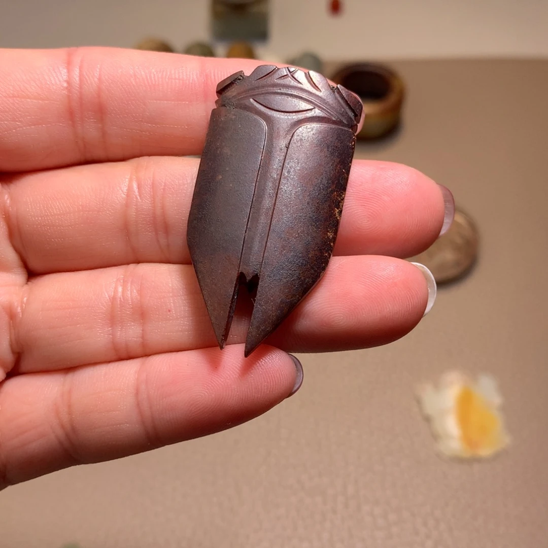 和田玉（糖玉）颈饰未镶嵌鶴