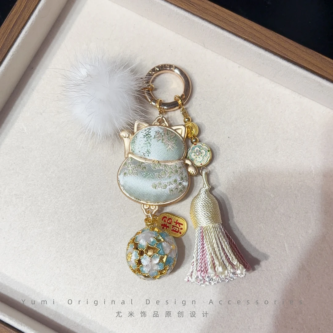 尤米原创设计手机链高端女款防丢手机挂链 绳节日百搭礼物L2921