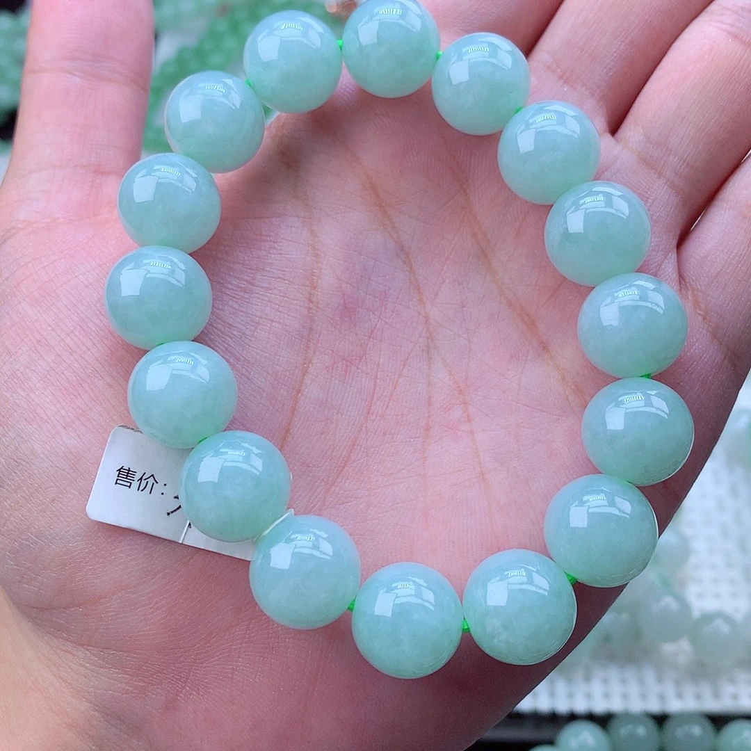 翡翠未镶嵌毛衣链卡13.7