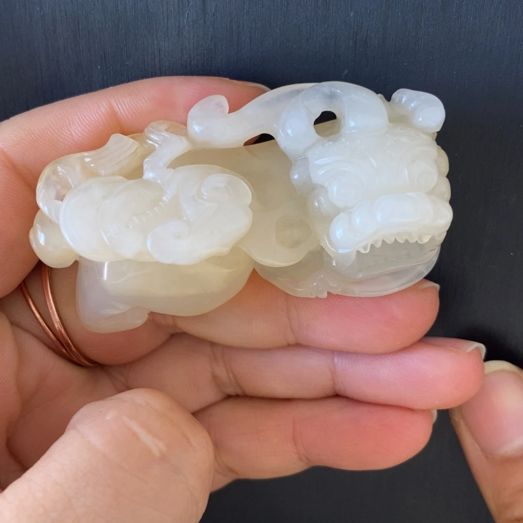 石英质玉（黄龙玉）颈饰未镶嵌喵**M