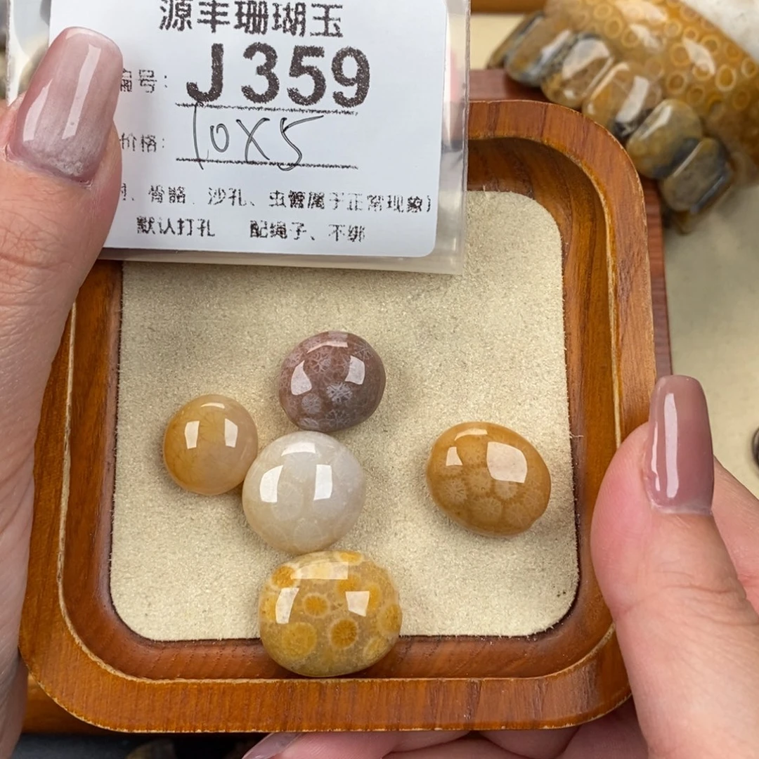 硅化玉颈饰未镶嵌珍*宝