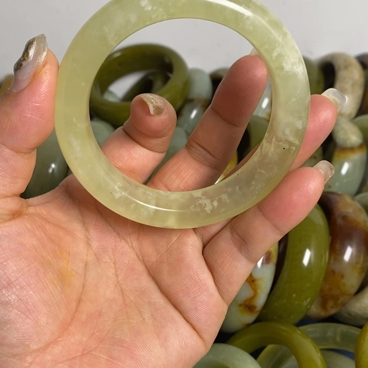 蛇纹石玉合金手镯