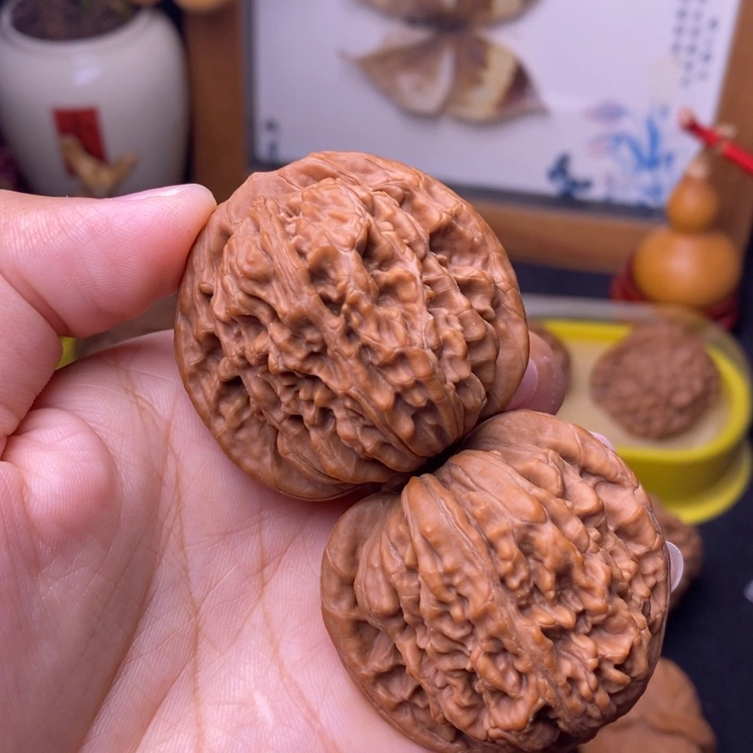 文玩核桃把件44四座楼