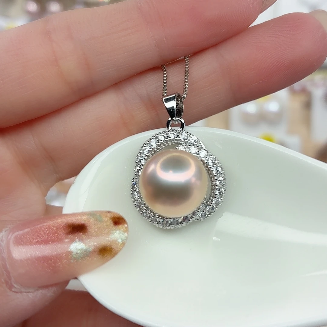 合金淡水珍珠颈饰