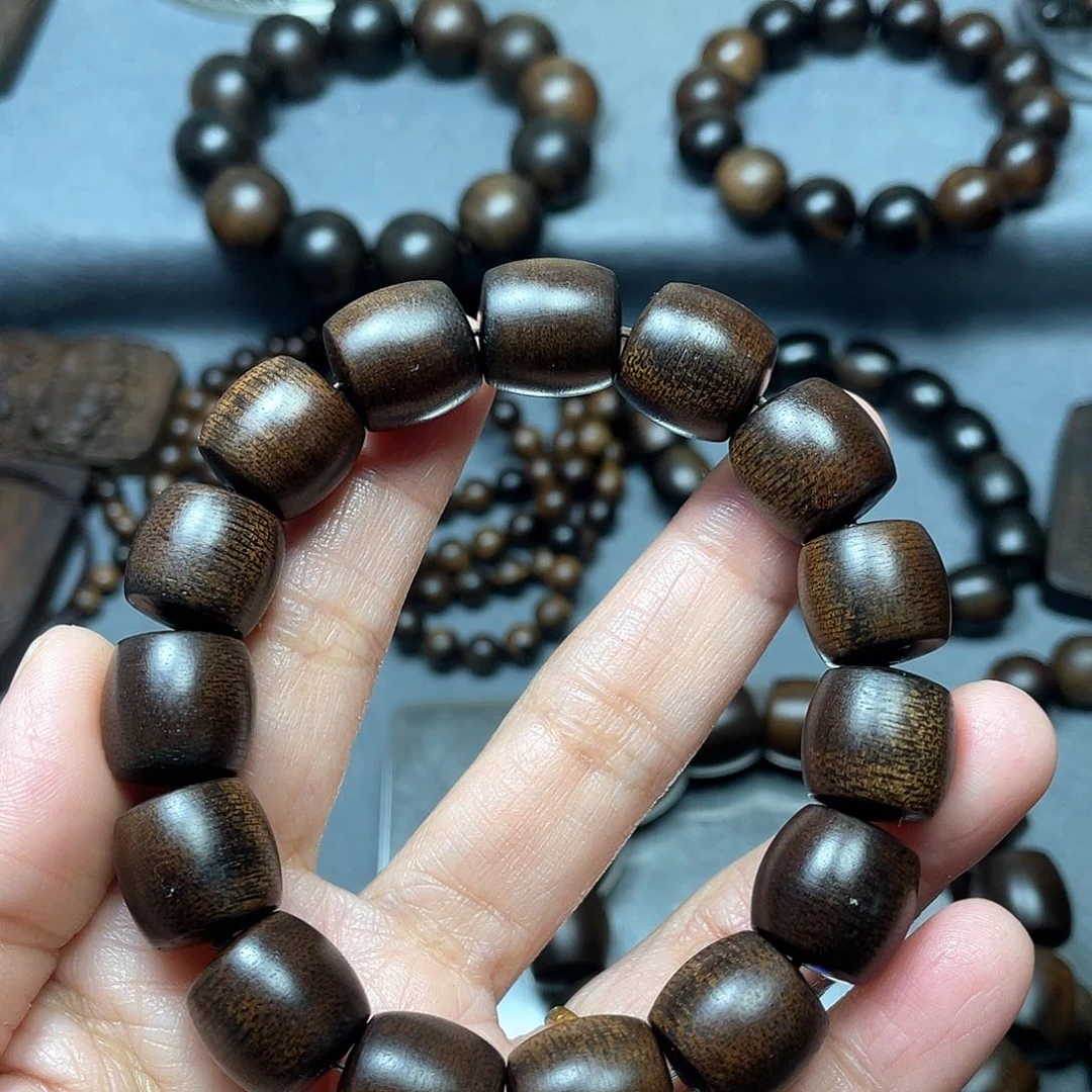 沉香手串古****1芽庄白棋1.5