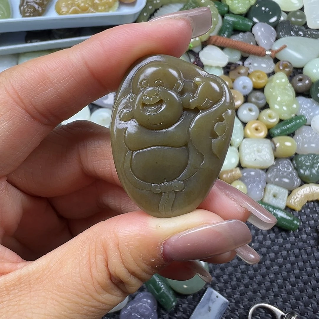和田玉未镶嵌吊坠(不含链)福利漏，不退不换
