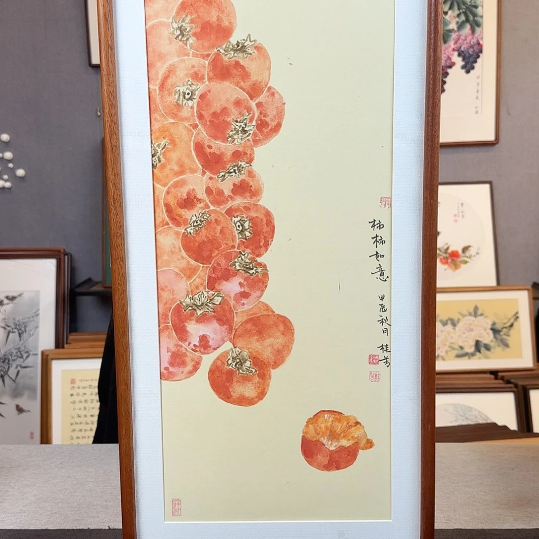 国画纯手绘作品：36*69