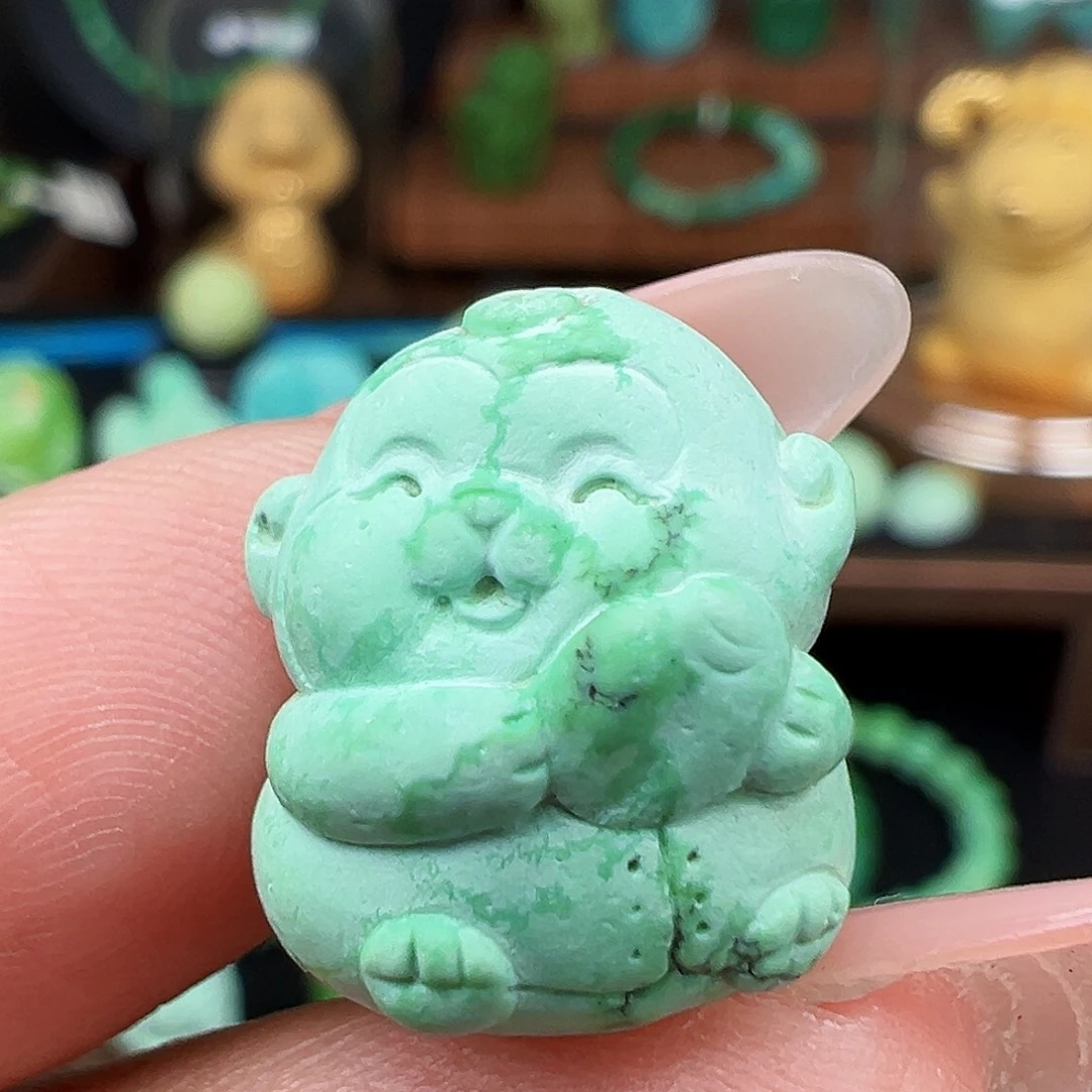 未镶嵌绿松石绿松石主播璐璐