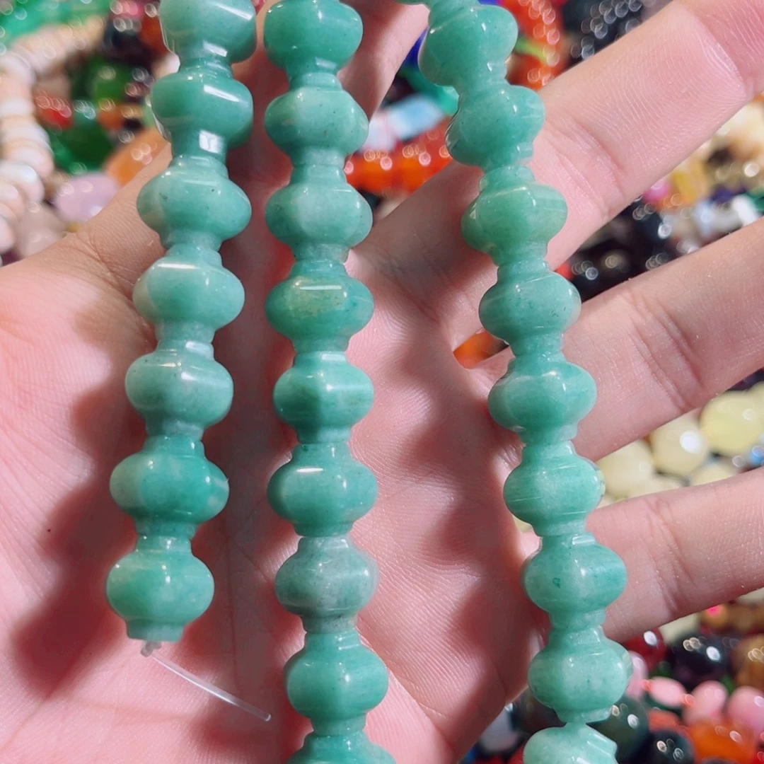 合金玛瑙/玉髓珠宝半成品东邻玉灯笼一条13mm