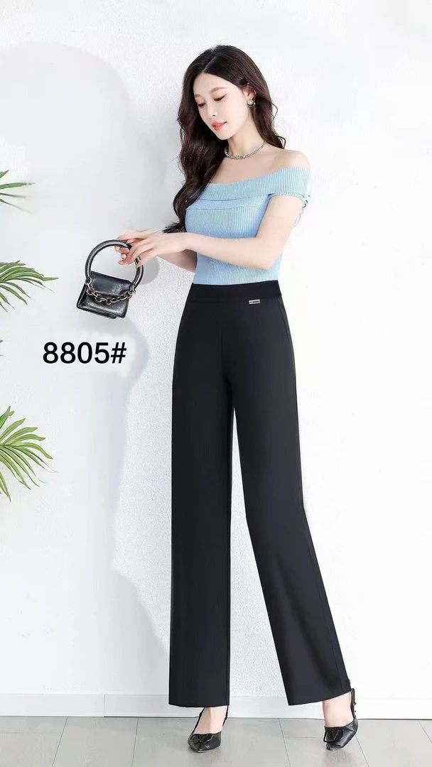 图片同款长款阔腿裤8805
