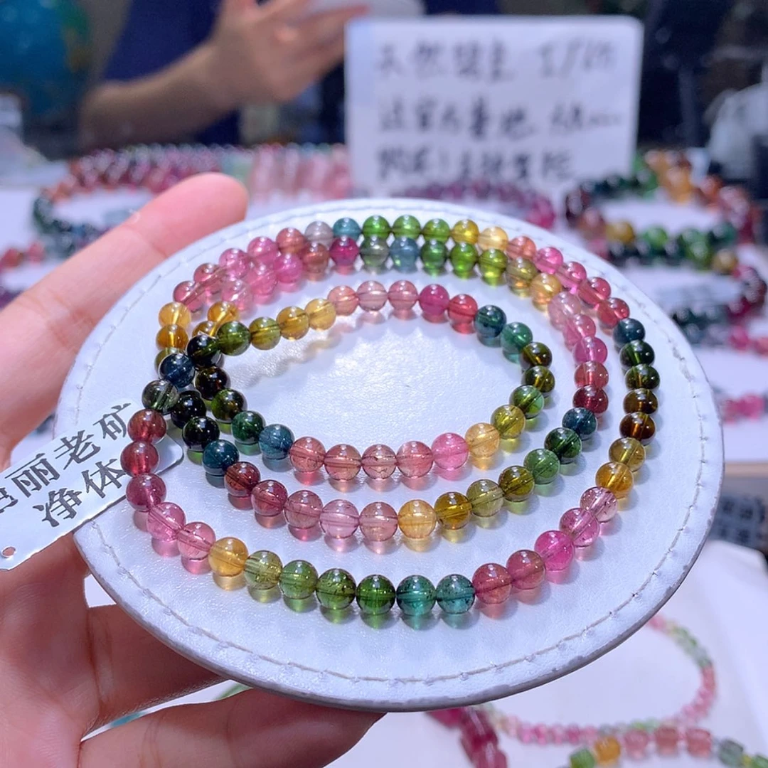 【闪购商品】未镶嵌手串碧玺5.3m净体