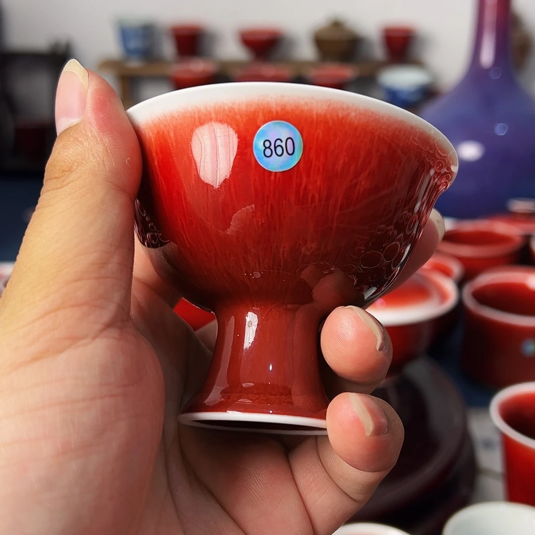 景德镇陶瓷原矿郎红茶具