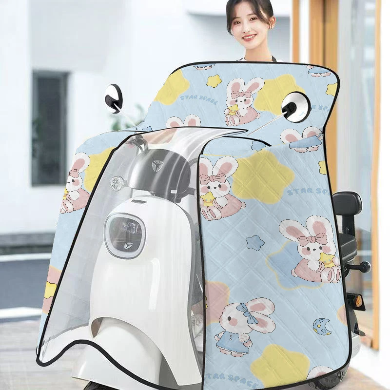 全包防晒防水摩托车电瓶车四季通用斗篷式电动车挡风被夏季遮阳罩