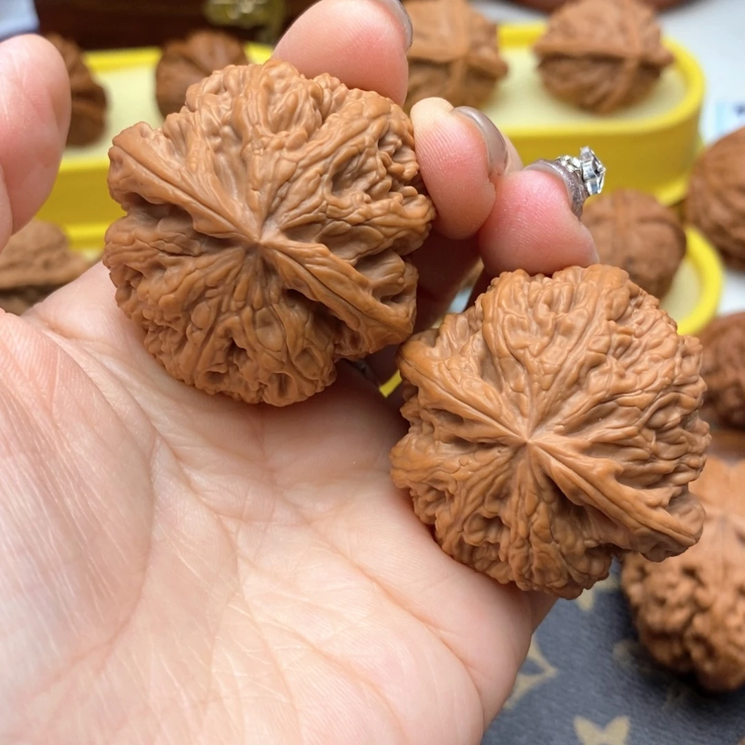 把件文玩核桃43尺球粗筋