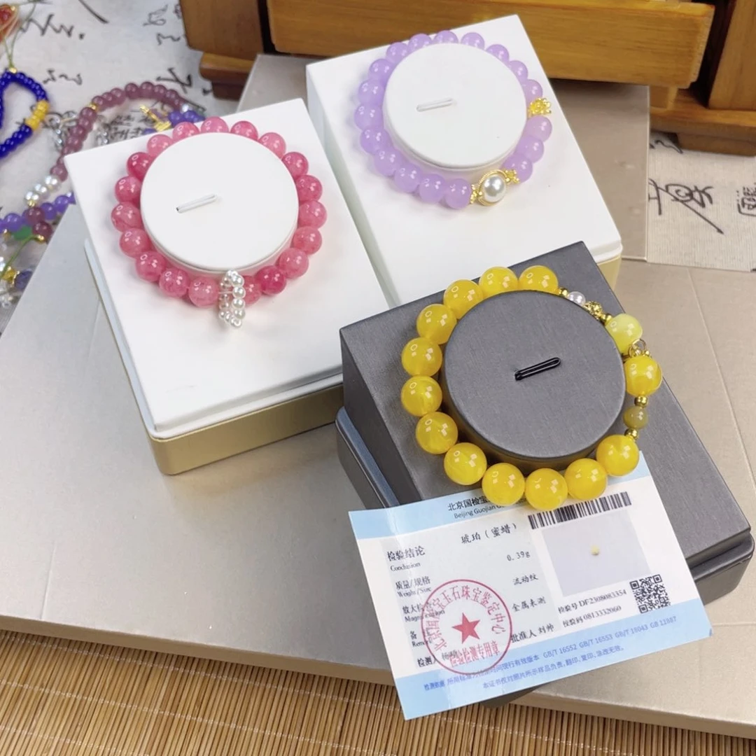 石英质玉手饰银S925镀金镶嵌