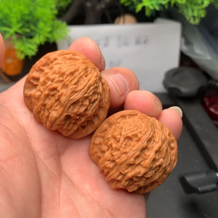 吊坠文玩核桃38磨盘