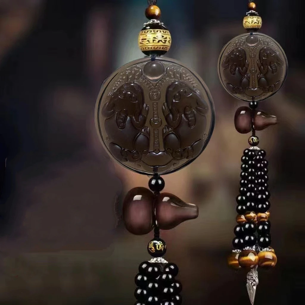 汽车后视镜挂件车内吊饰男士饰品吊坠车载高端大气上档次车上挂饰