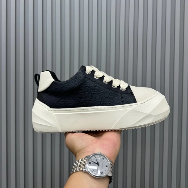 男厚底休闲鞋系带中跟透气休闲板鞋季秋季鞋子增高百搭