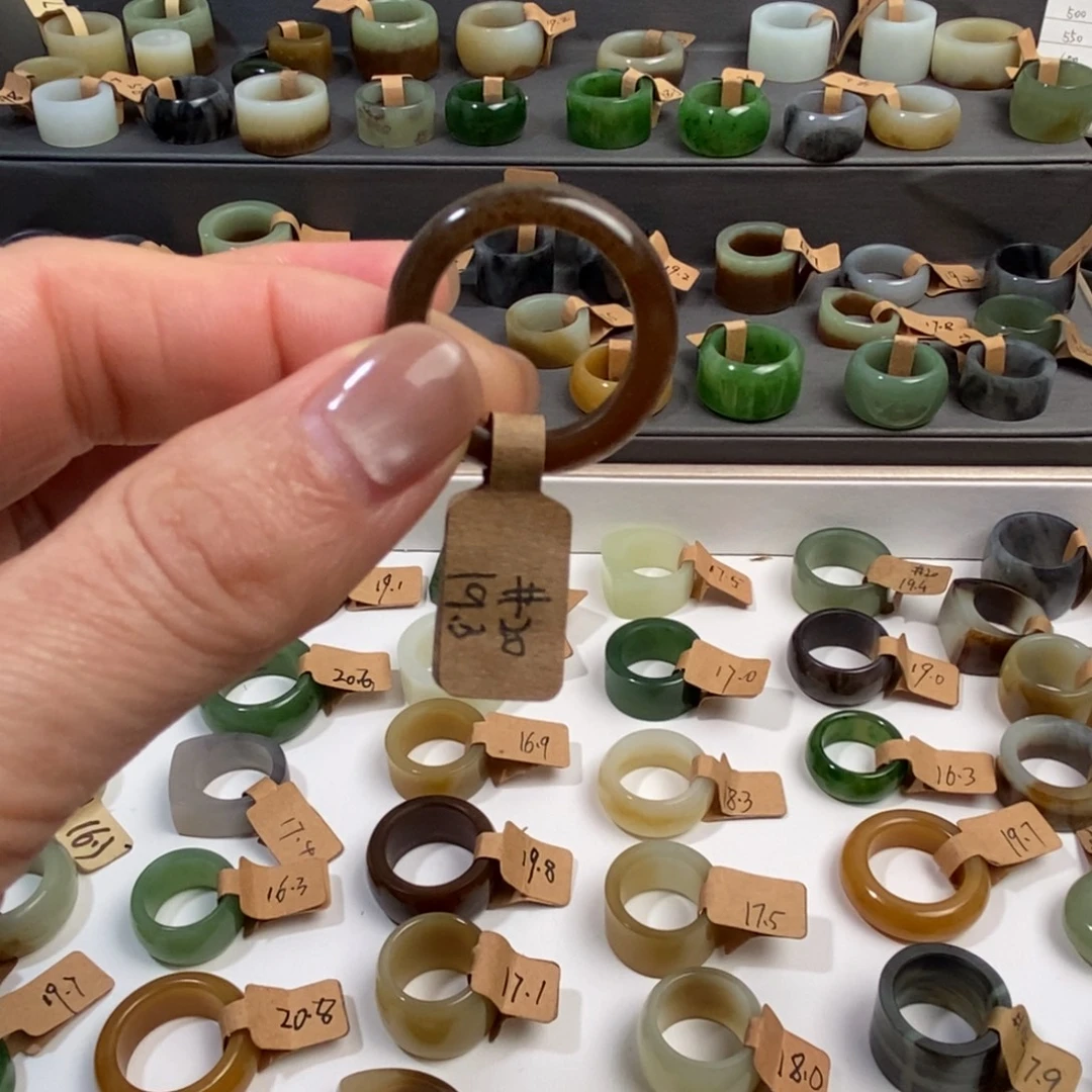 和田玉（糖玉）未镶嵌戒指