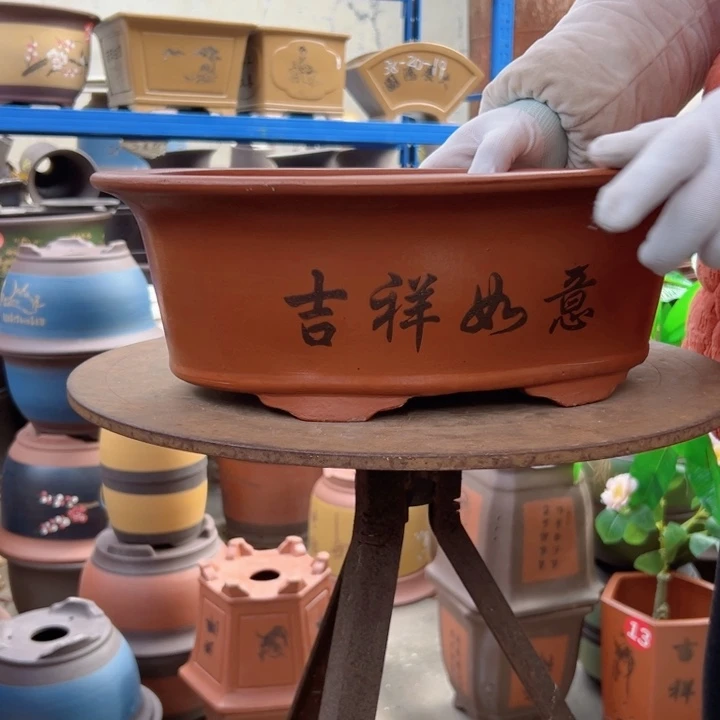 30红椭圆花盆花盆花盆花盆