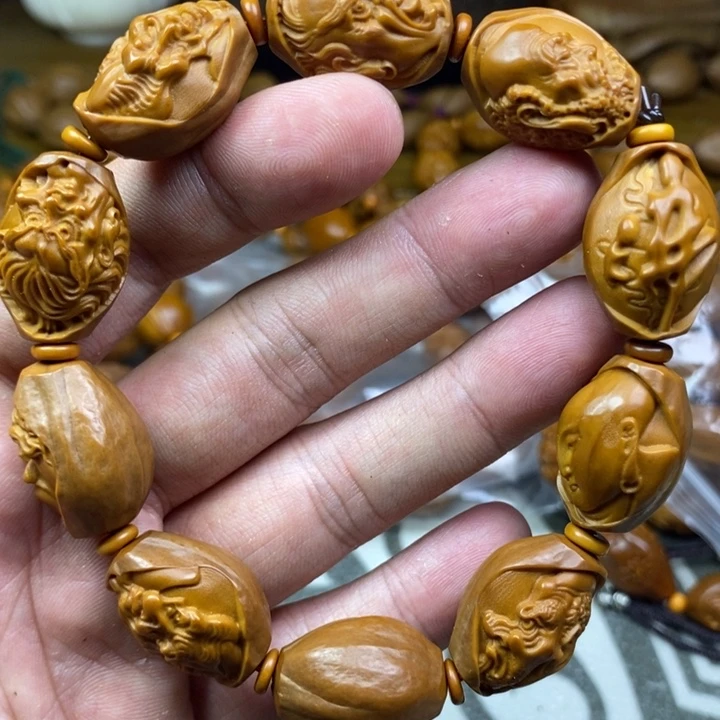 橄榄核手串/手链橄榄核雕工艺手串