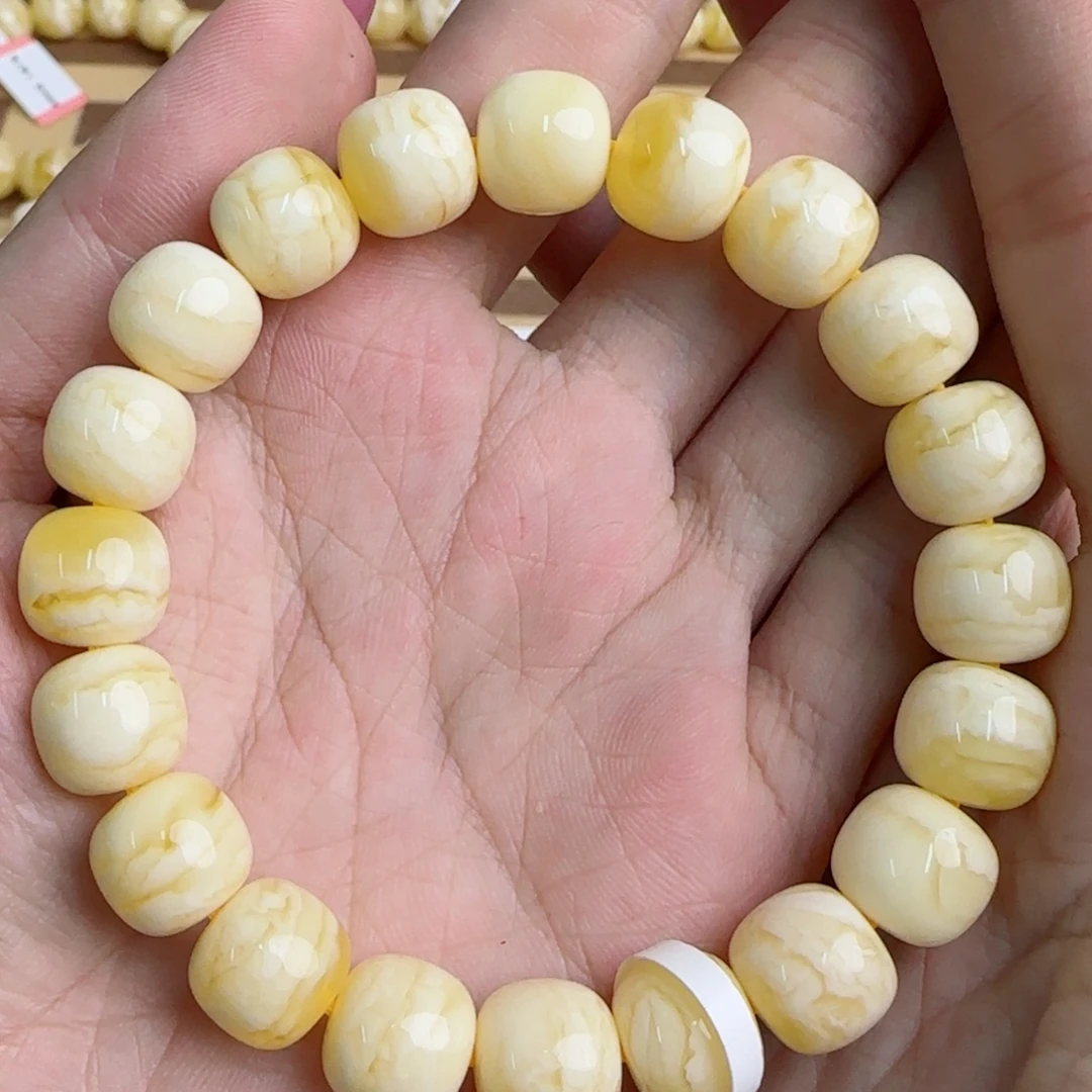 琥珀未镶嵌手链蜜蜡手串
