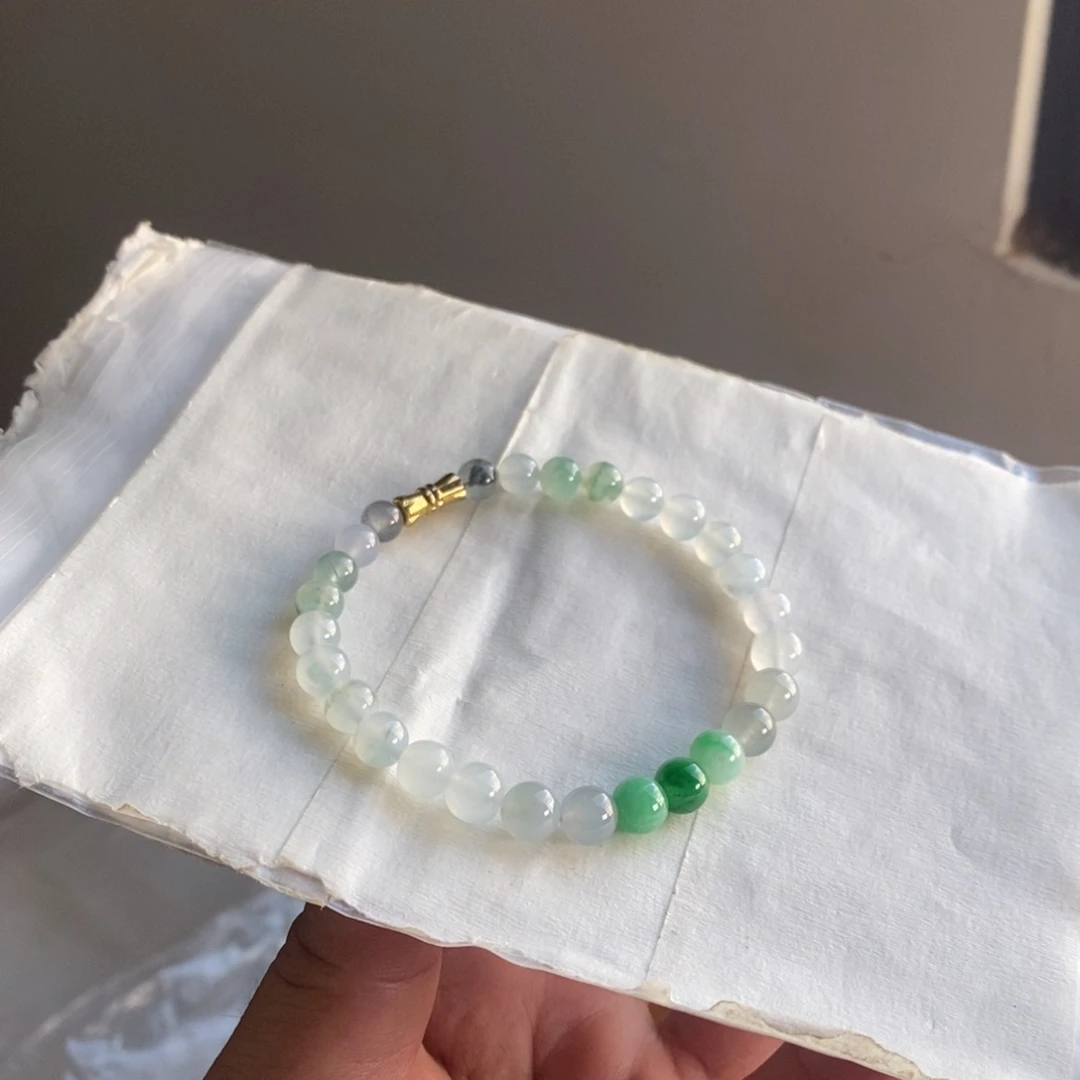 定制翡翠未镶嵌7 缅甸翡翠A货卡7