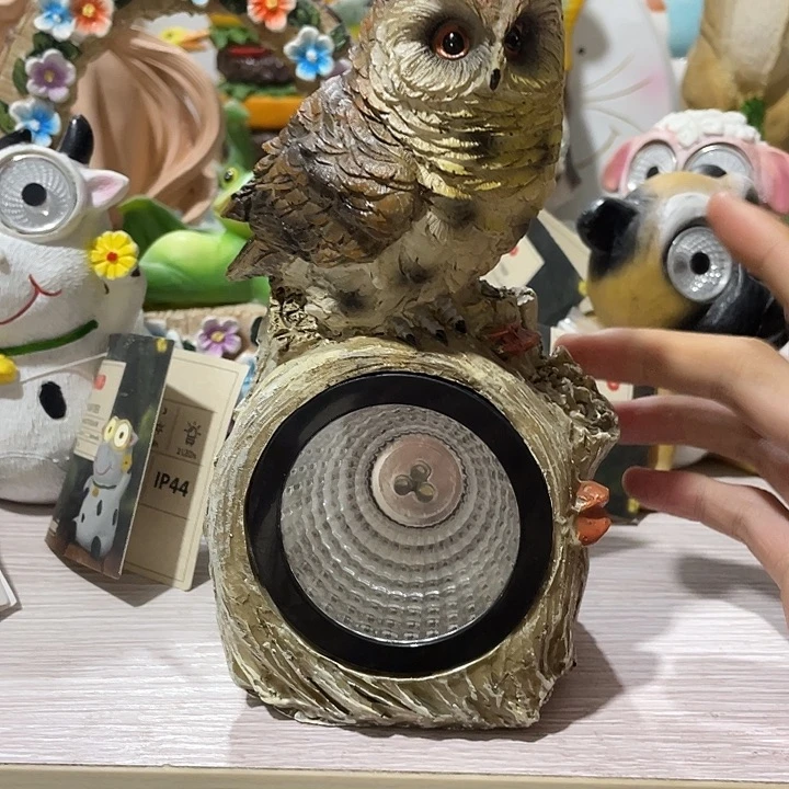树脂猫头鹰不亮不亮