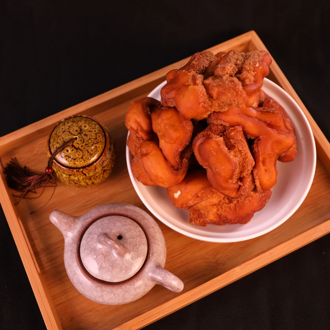 [右玉油果子]山西特产右玉糖酥麻叶零食配料干净酥脆可口