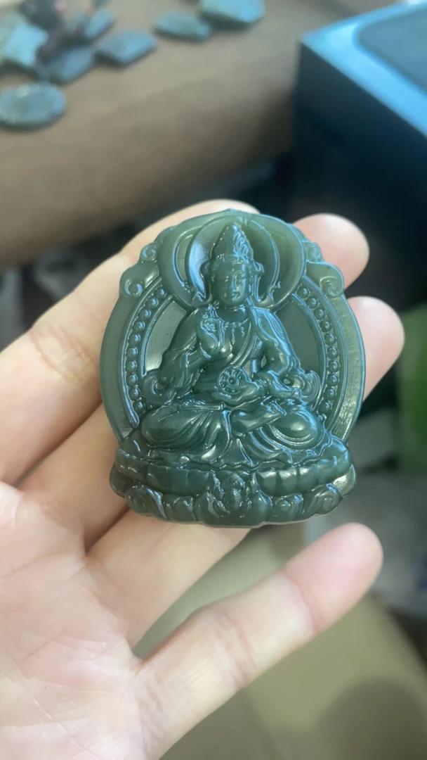 和田玉且末料 观音