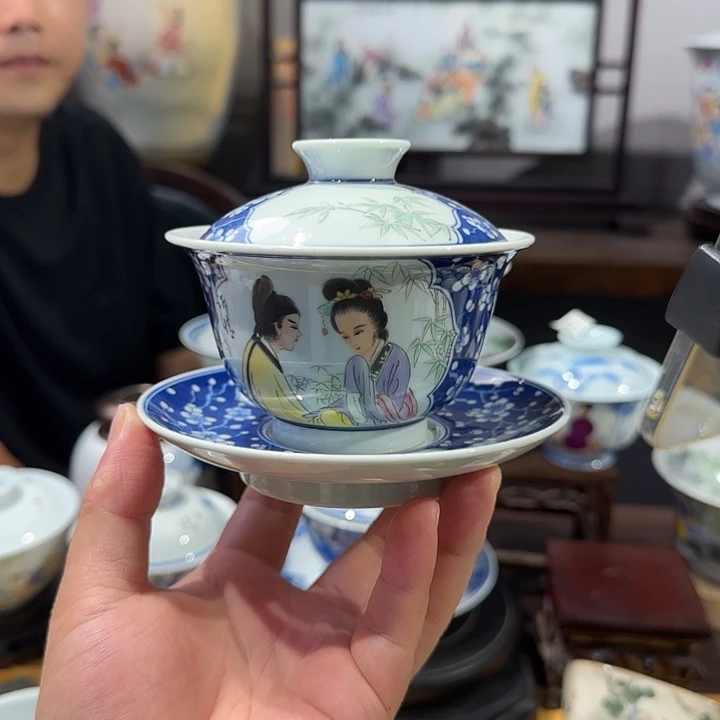 景德镇陶瓷手绘作品
