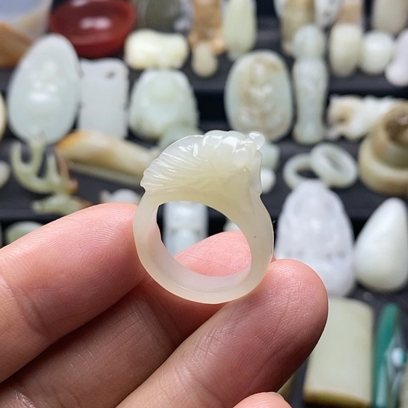 【闪购商品】和田玉戒指未镶嵌