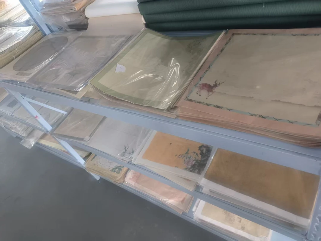 【宣艺堂】微喷蜡染宣纸斗方清仓到手三包【款式不挑，随机款式】