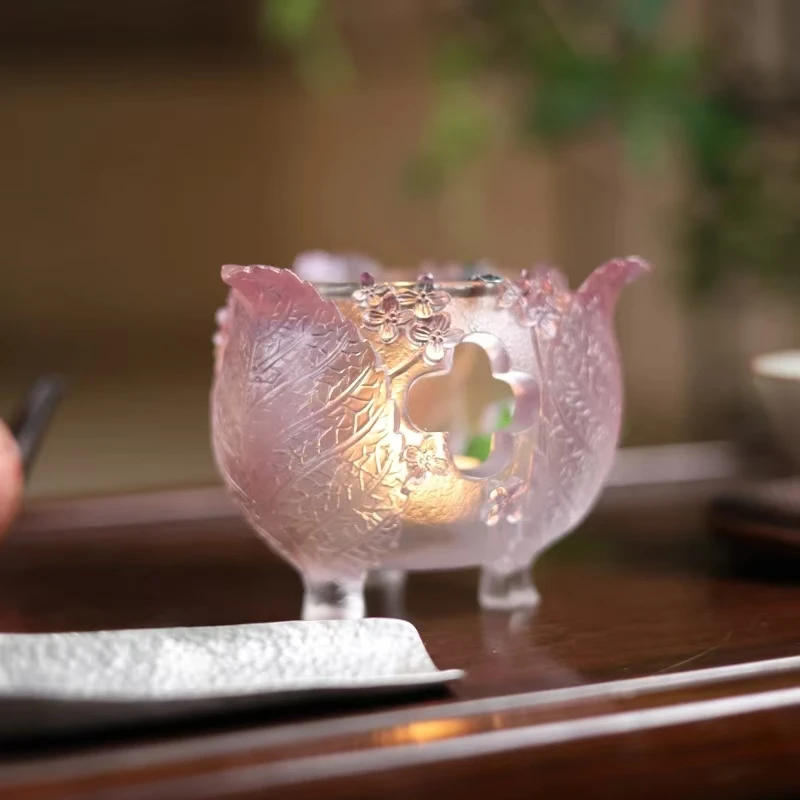 【小田甄陶】心缘堂-琉璃桂花温茶炉（心缘0071）