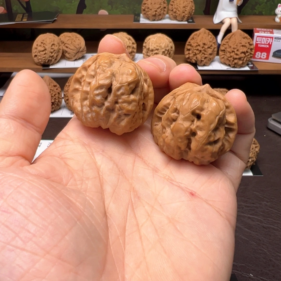 珊***鼠把件文玩核桃全品延庆蛙蛙36+
