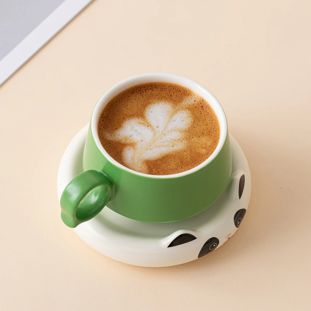 2025年新款特别好看的高级感精致高颜值的办公室陶瓷咖啡杯马克杯