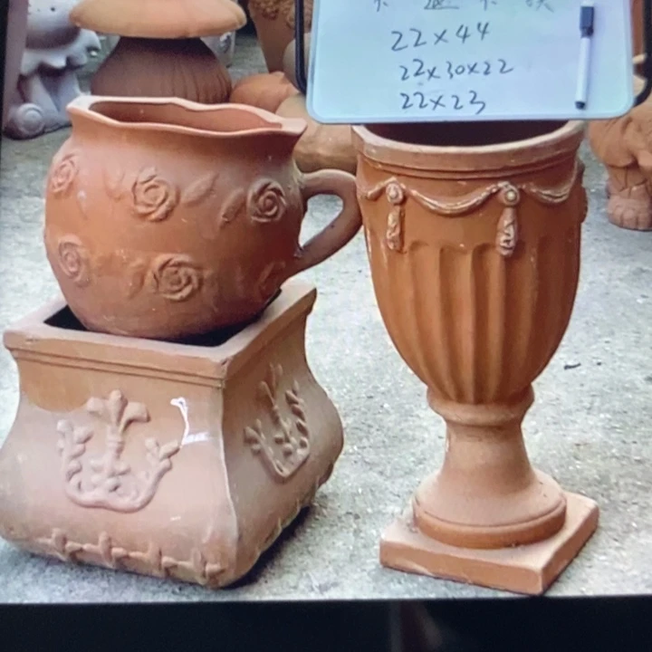 微瑕捡漏3个红陶
